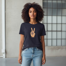 Load image into Gallery viewer, Peace Sign Relaxed T-Shirt
