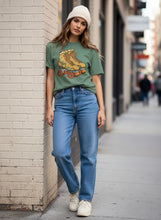 Carregar imagem no visualizador da galeria, Roller Skates Night Glide T-Shirt
