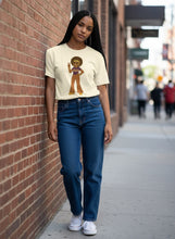 Load image into Gallery viewer, Hippie Girl Garment Dyed Heavyweight Cotton T-Shirt
