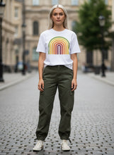 Load image into Gallery viewer, Retro Rainbow Burnout T-Shirt
