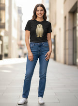 Load image into Gallery viewer, Organic Silent Watcher Snow Owl T-Shirt
