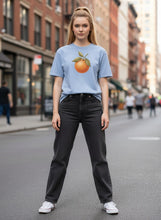 Load image into Gallery viewer, Sunlit Orange Cotton T-Shirt
