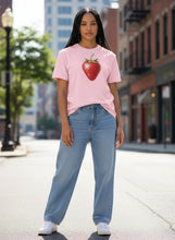 Load image into Gallery viewer, Sun Ripened Strawberry Cotton T-Shirt
