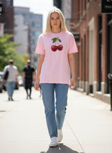 Load image into Gallery viewer, Crimson Cherrie Cotton T-Shirt
