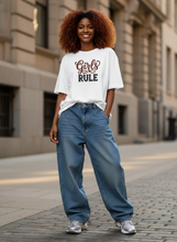 Load image into Gallery viewer, Girls Rule Everybody Know That Tee

