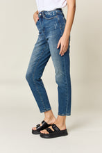 Load image into Gallery viewer, Judy Blue Tummy Control High Waisted Blue Denim Relaxed Skinny Jeans

