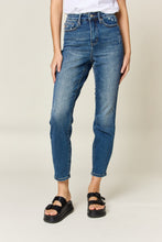 Load image into Gallery viewer, Judy Blue Tummy Control High Waisted Blue Denim Relaxed Skinny Jeans
